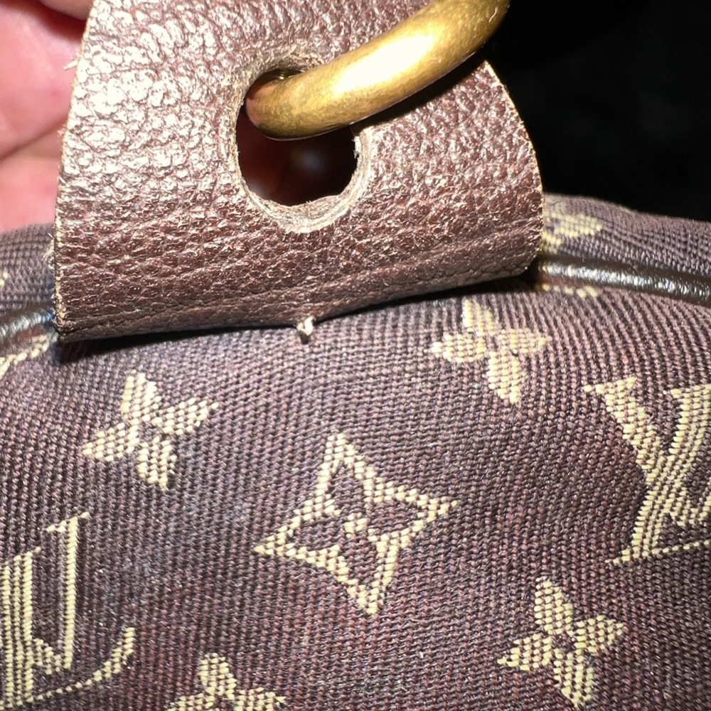 Louis Vuitton Speedy 30 Mini Lin Authentic Preloved - Picture 9 of 14